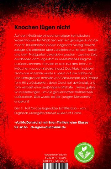 Rückseite: 9783426524916 | Der Knochengarten | Thriller | Val McDermid | Taschenbuch | 464 S.