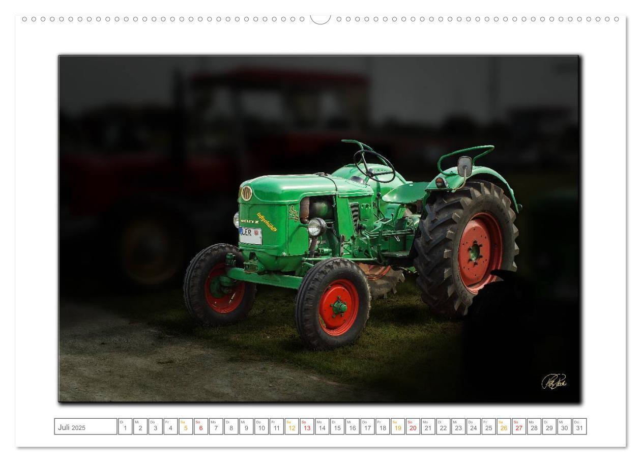 Bild: 9783435630066 | Oldtimer - Traktor Liebe (Wandkalender 2025 DIN A2 quer), CALVENDO...