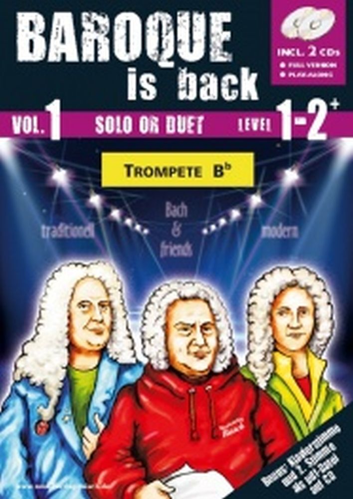 Cover: 9783867840774 | Baroque is Back Vol. 1 | Solo Or Duet | Buch + CD | Raisch Musikverlag
