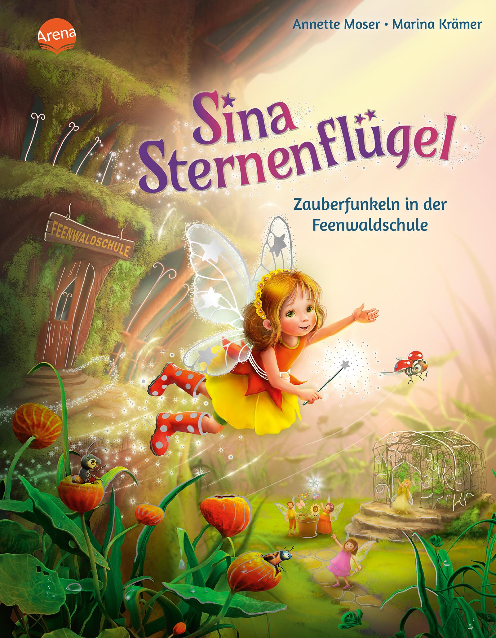 Cover: 9783401721231 | Sina Sternenflügel (2). Zauberfunkeln in der Feenwaldschule | Moser