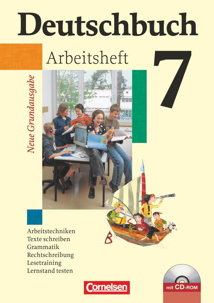 Cover: 9783060609604 | Deutschbuch 7. Schuljahr. Arbeitsheft mit Lösungen und CD-ROM. Neue...