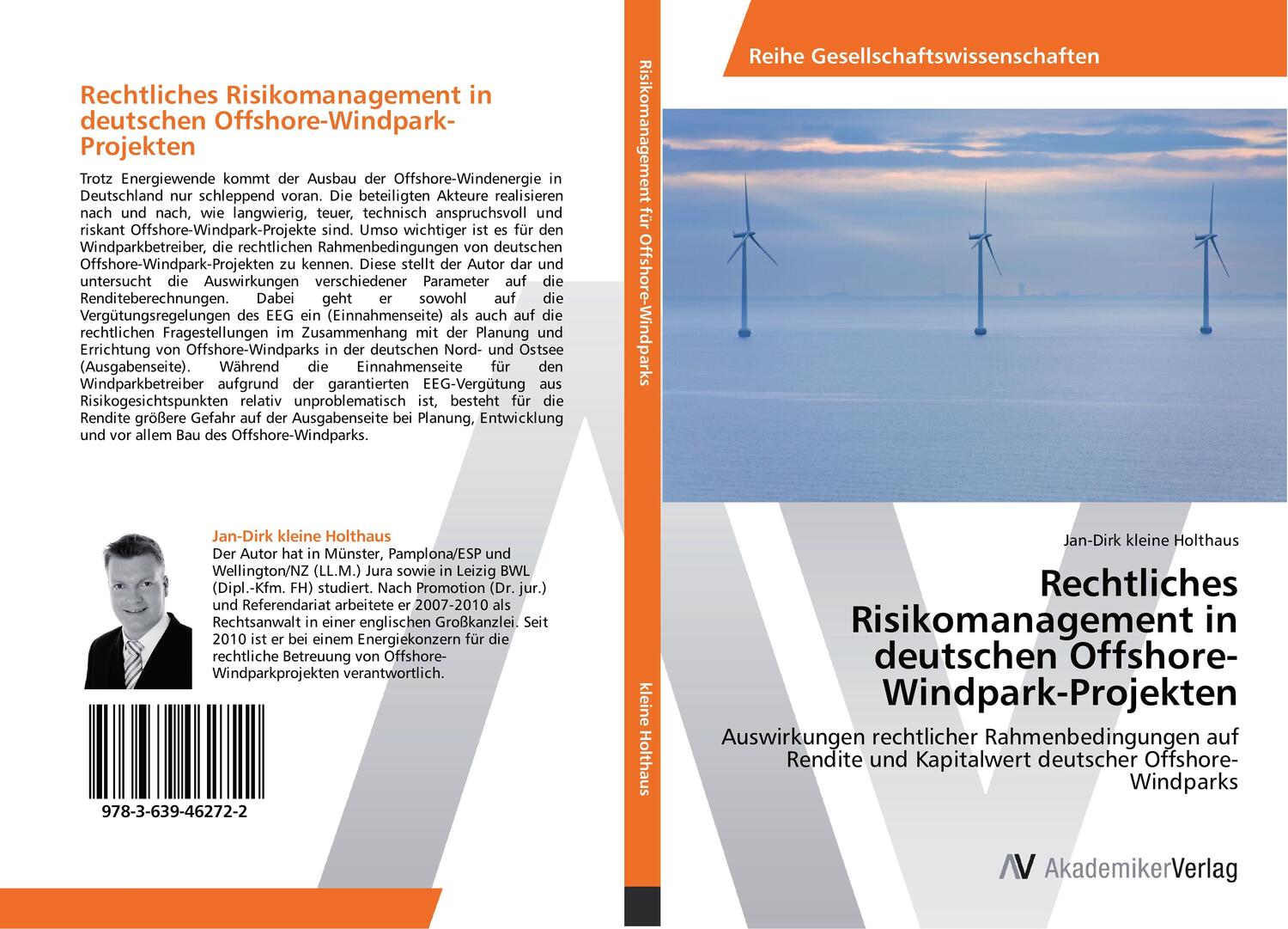 Cover: 9783639462722 | Rechtliches Risikomanagement in deutschen Offshore-Windpark-Projekten