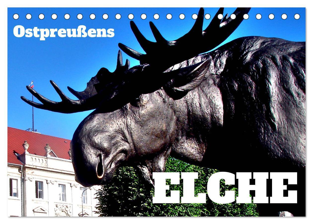 Cover: 9783435032006 | Ostpreußens Elche (Tischkalender 2025 DIN A5 quer), CALVENDO...