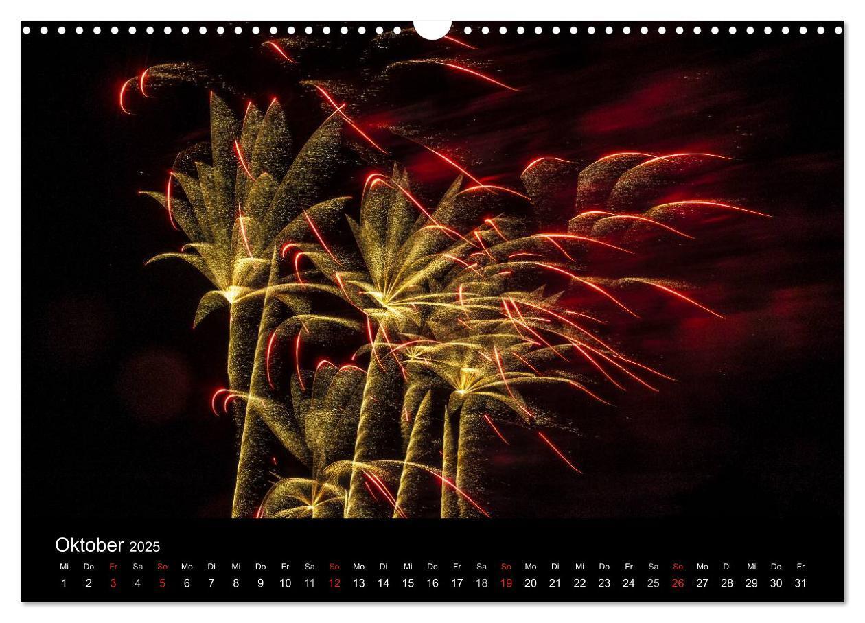 Bild: 9783435837595 | Das Feuerwerk (Wandkalender 2025 DIN A3 quer), CALVENDO Monatskalender