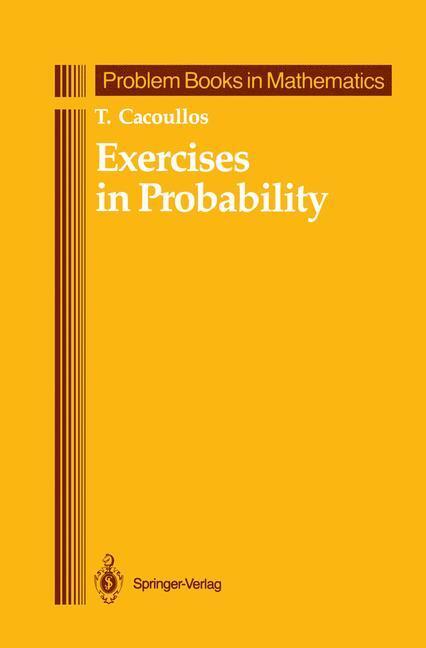 Cover: 9781461288633 | Exercises in Probability | T. Cacoullos | Taschenbuch | Paperback