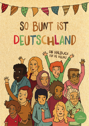 Cover: 735204666812 | So bunt ist Deutschland - Ein Malbuch für die Vielfalt | Jacobi | 2017