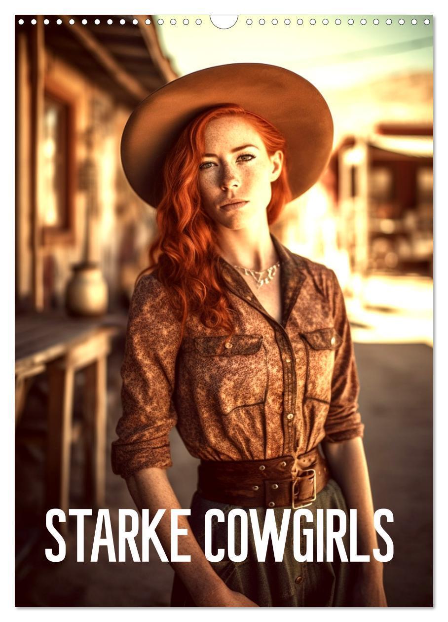 Cover: 9783675641471 | Starke Cowgirls (Wandkalender 2024 DIN A3 hoch), CALVENDO...