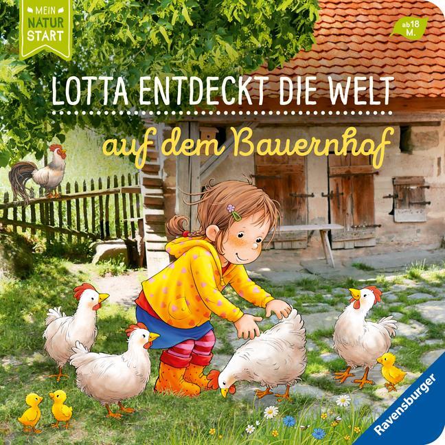 Cover: 9783473438778 | Lotta entdeckt die Welt: Auf dem Bauernhof | Sandra Grimm | Buch