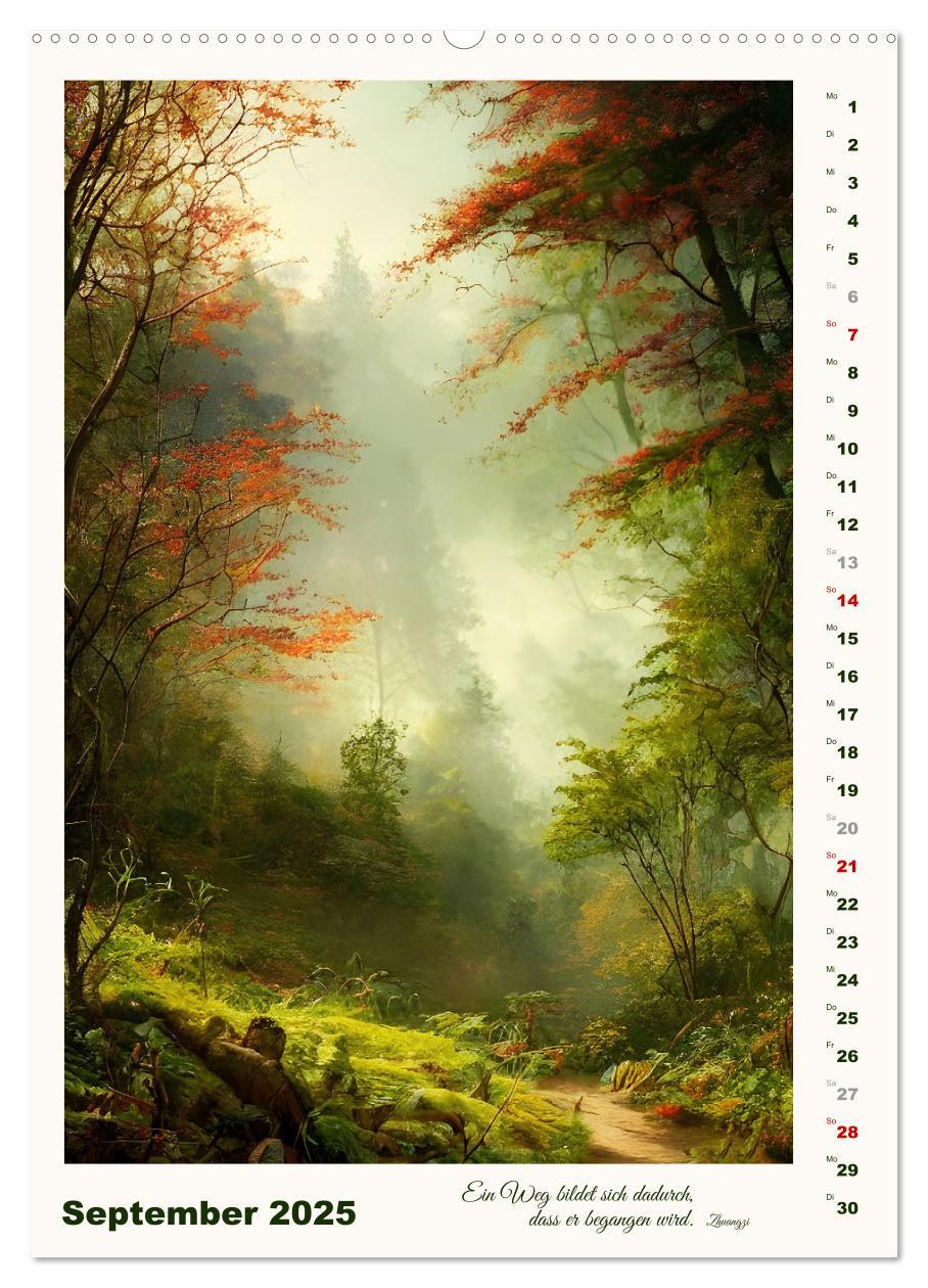 Bild: 9783435877331 | Wege der Fantasie (Wandkalender 2025 DIN A2 hoch), CALVENDO...