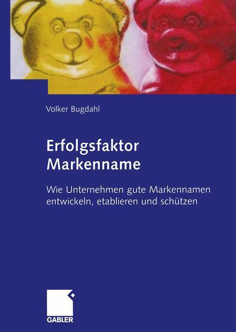 Cover: 9783322834775 | Erfolgsfaktor Markenname | Volker Bugdahl | Taschenbuch | Paperback