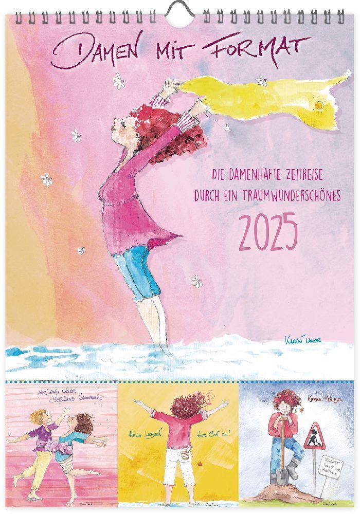 Cover: 9783949568985 | Monatsplaner 2025, Damen mit Format | Karin Tauer | Kalender | 13 S.