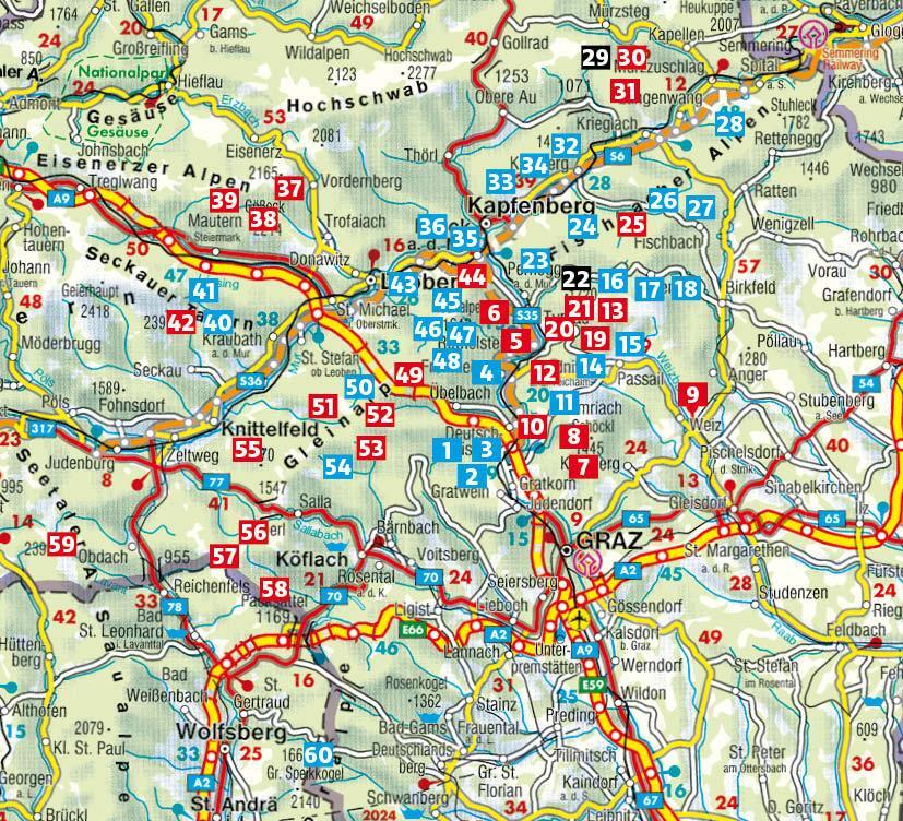 Bild: 9783763346240 | Grazer Hausberge | mit Mur- und Mürztal. 60 Touren mit GPS-Tracks
