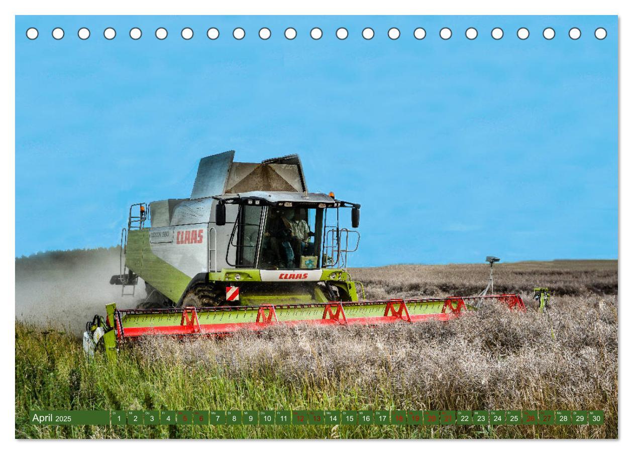 Bild: 9783435237265 | Landwirtschaft - Giganten im Kornfeld (Tischkalender 2025 DIN A5...