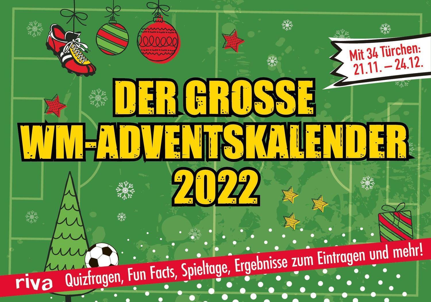 Cover: 9783742321947 | Der große WM-Adventskalender 2022 | Buch | Deutsch | 2022 | riva