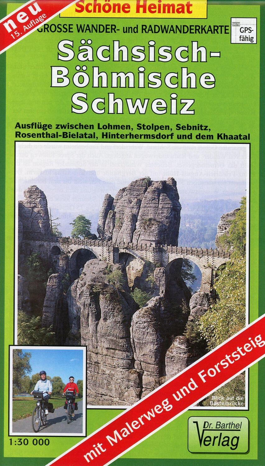 Cover: 9783895910401 | Große Wander- und Radwanderkarte Sächsisch-Böhmische Schweiz 1 : 30...