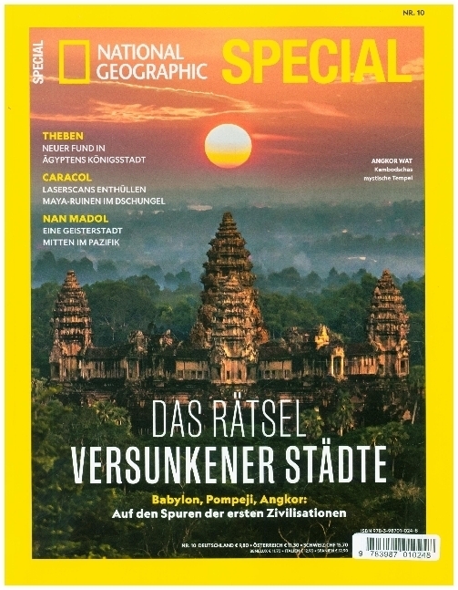 Cover: 9783987010248 | Das Rätsel versunkener Städte | National Geographic Special 10/2022