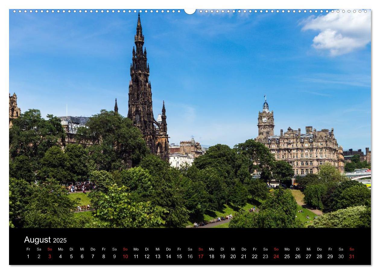 Bild: 9783435692538 | Faszination Edinburgh (Wandkalender 2025 DIN A2 quer), CALVENDO...