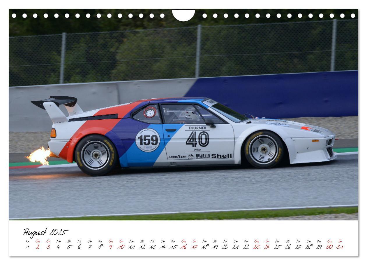 Bild: 9783435011445 | BMW M1 Procar (Wandkalender 2025 DIN A4 quer), CALVENDO Monatskalender