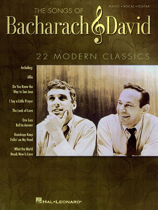 Cover: 73999131123 | The Songs of Bacharach & David | PVG Composer Collection | Hal Leonard