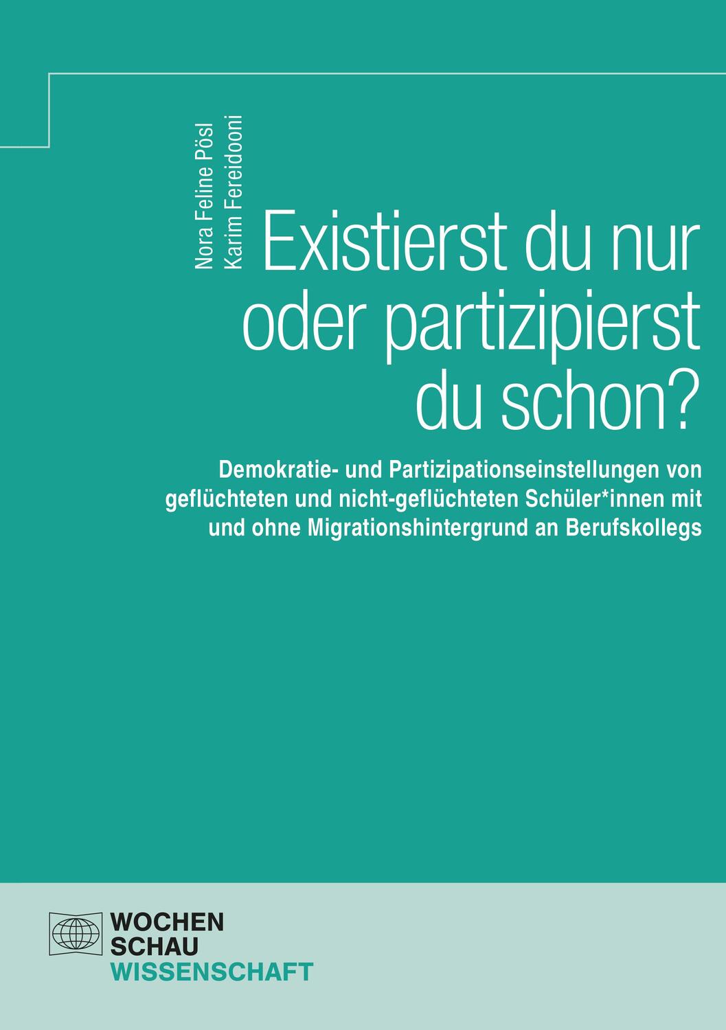 Cover: 9783734416095 | Existierst du nur oder partizipierst du schon? | Pösl (u. a.) | Buch