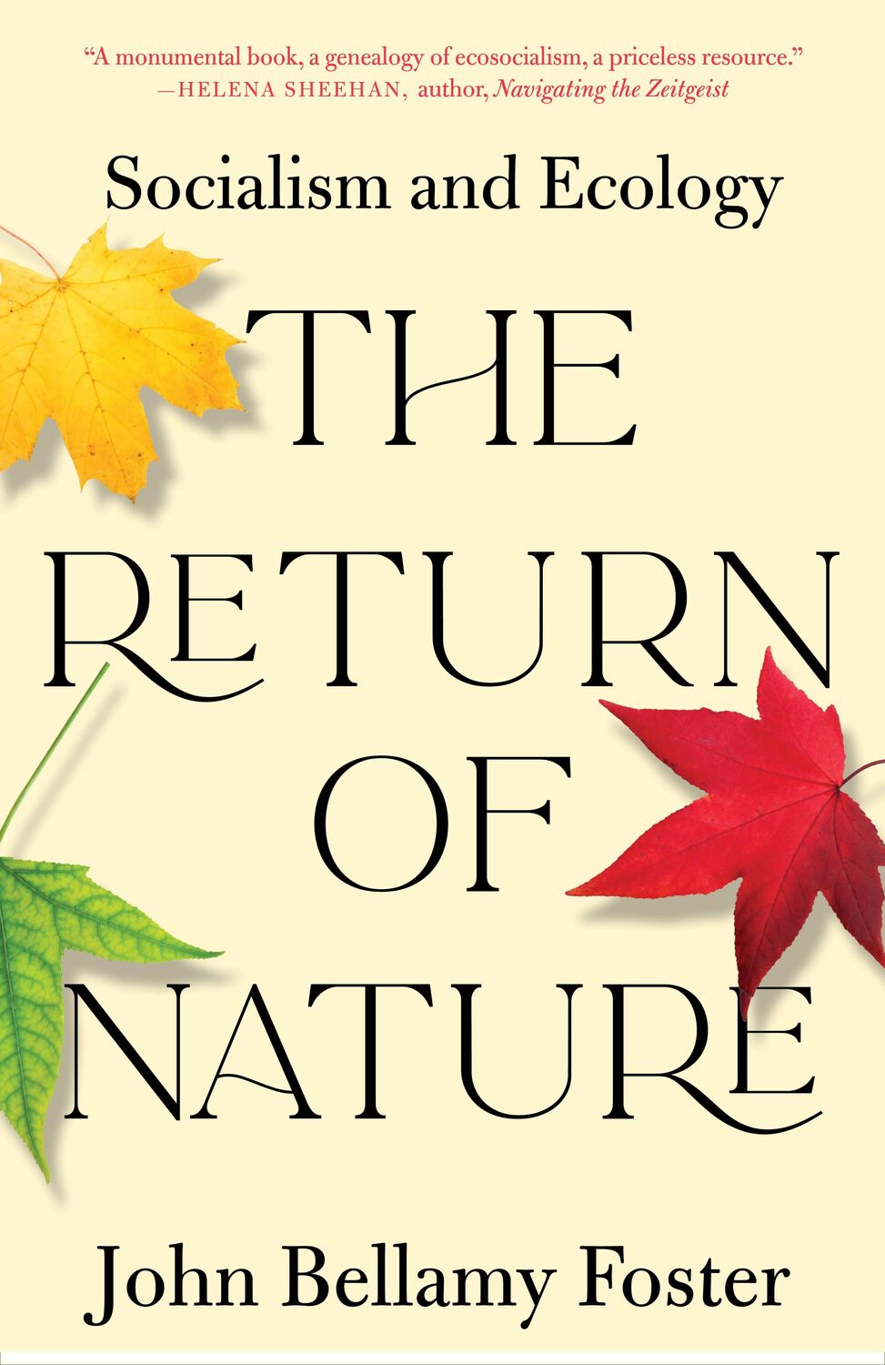 Cover: 9781583678367 | The Return of Nature | Socialism and Ecology | John Bellamy Foster