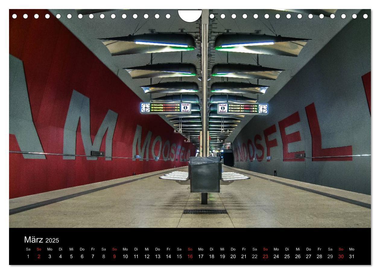 Bild: 9783435669981 | U-Bahn in München (Wandkalender 2025 DIN A4 quer), CALVENDO...