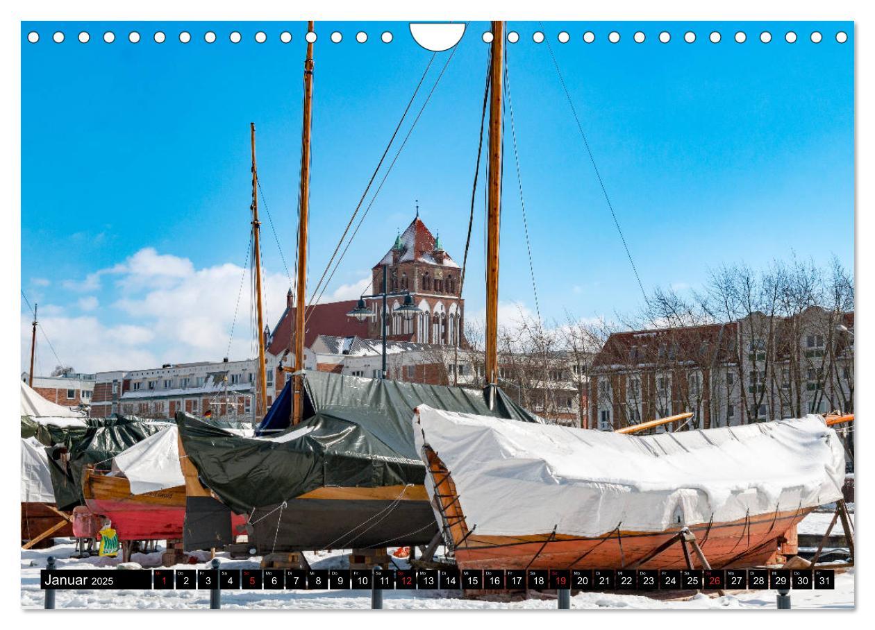 Bild: 9783435288083 | Greifswald, Bilder einer Stadt (Wandkalender 2025 DIN A4 quer),...