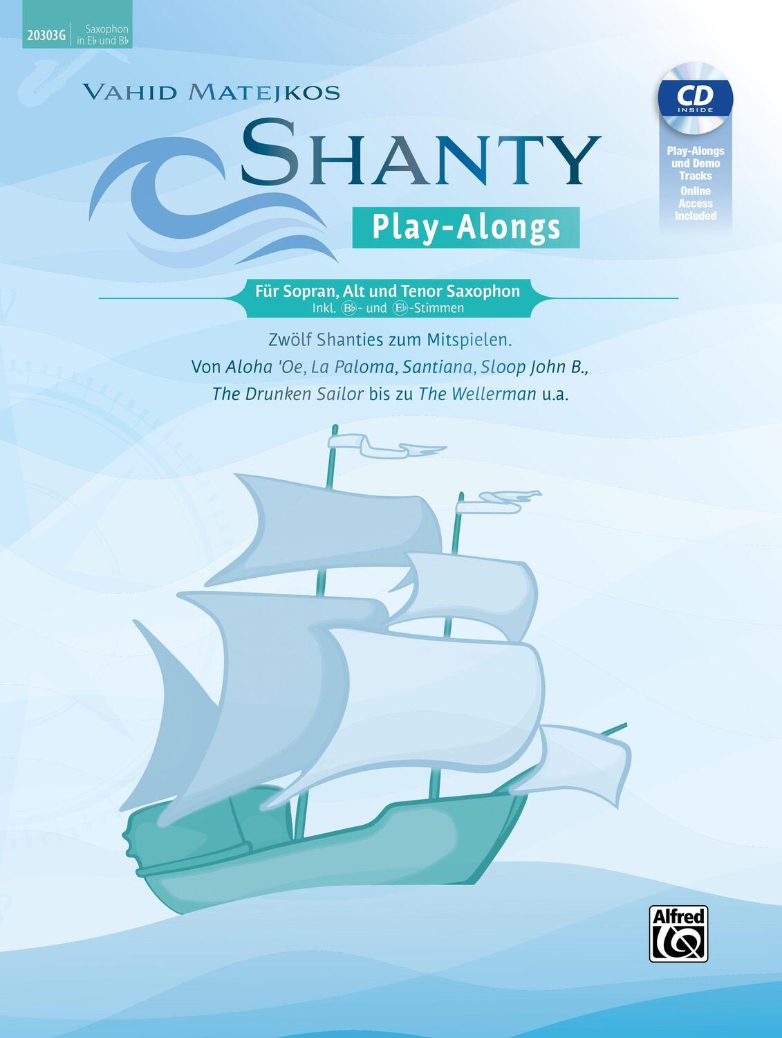 Cover: 9783947998432 | Vahid Matejkos Shanty Play-Alongs für Sopran, Alt und Tenor...