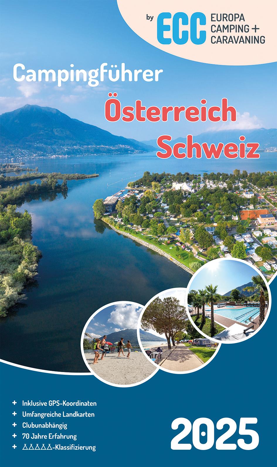 Cover: 9783795603700 | ECC Campingführer Österreich / Schweiz 2025 | Taschenbuch | 120 S.