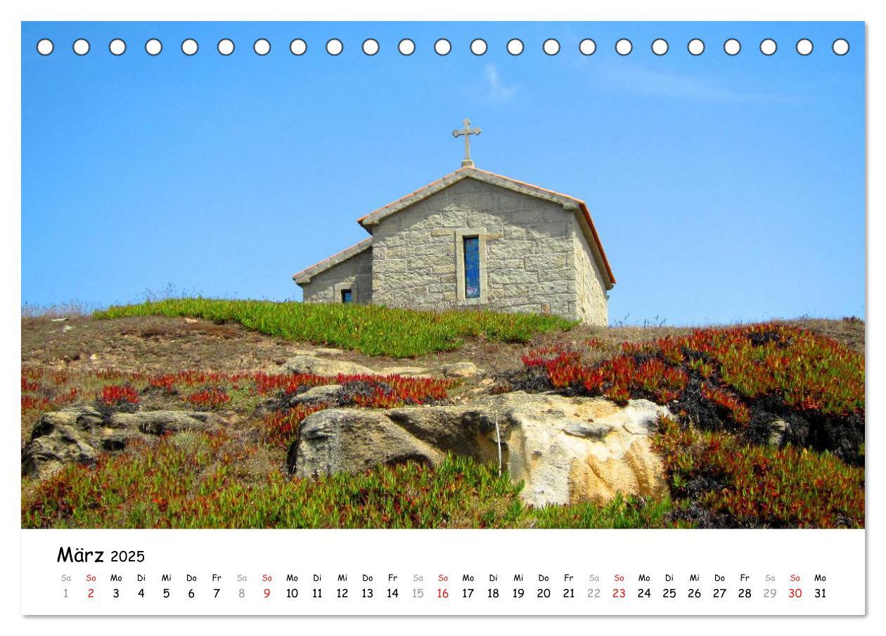 Bild: 9783435557059 | Jakobsweg - Camino Portugues (Tischkalender 2025 DIN A5 quer),...