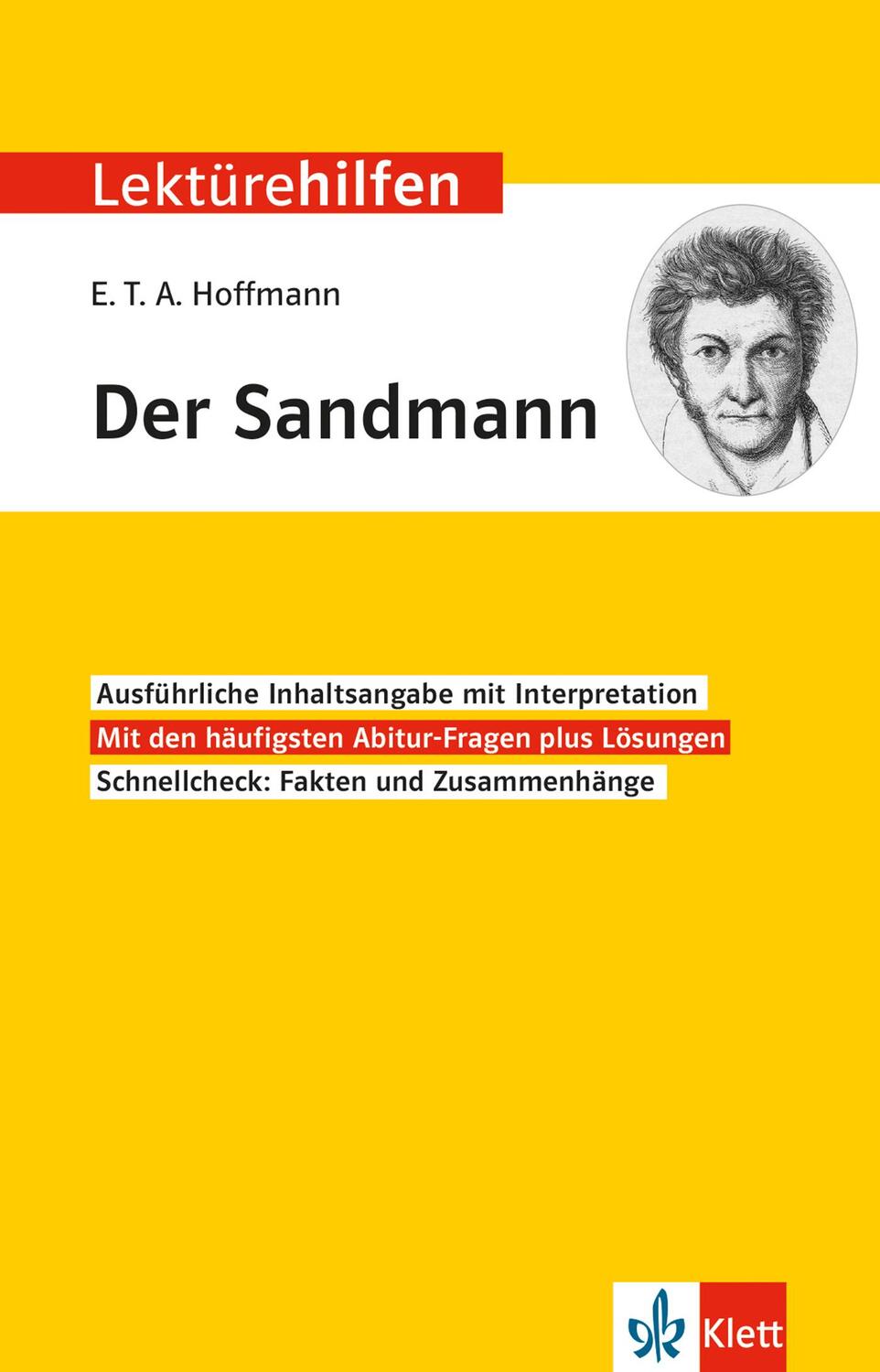 Cover: 9783129231432 | Lektürehilfen E.T.A. Hoffmann "Der Sandmann" | Taschenbuch | Deutsch