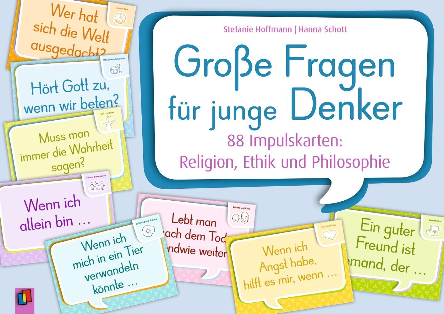 Cover: 9783834637888 | Große Fragen für junge Denker | Hanna Schott (u. a.) | Taschenbuch