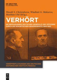 Cover: 9783110416046 | Verhört | Vasilij Stepanowitsch Christoforow (u. a.) | Taschenbuch | X