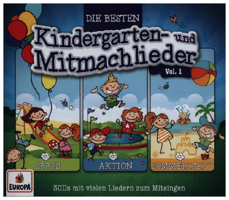 Cover: 190759152621 | Die besten Kindergarten- &amp; Mitmachlieder. Box.1, 3 Audio-CDs | Lena