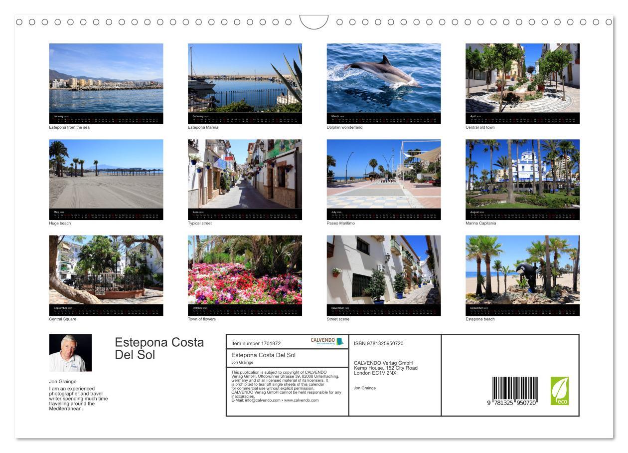 Bild: 9781325950720 | Estepona Costa Del Sol (Wall Calendar 2025 DIN A3 landscape),...