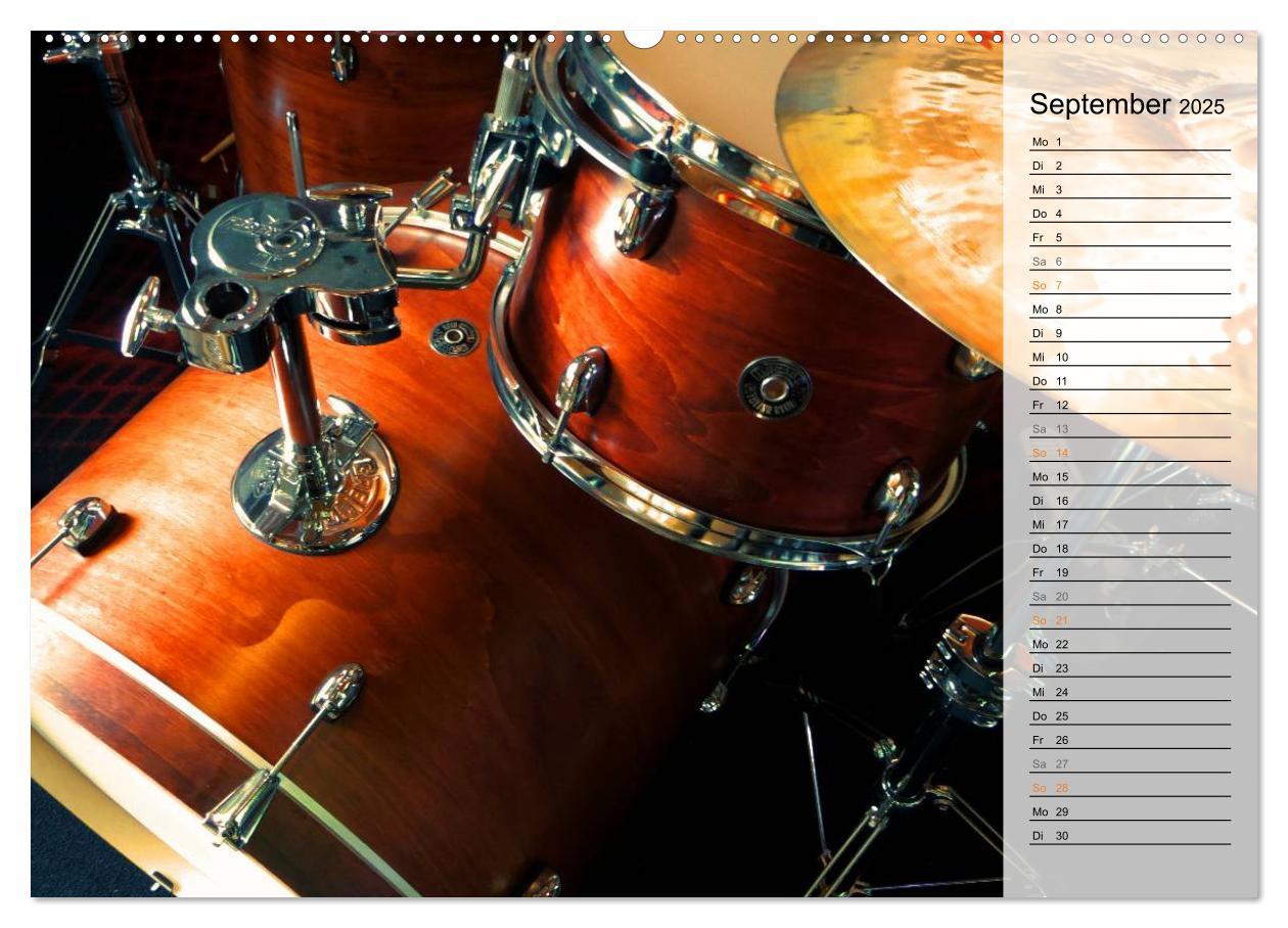 Bild: 9783435424474 | Schlagzeug onstage (Wandkalender 2025 DIN A2 quer), CALVENDO...