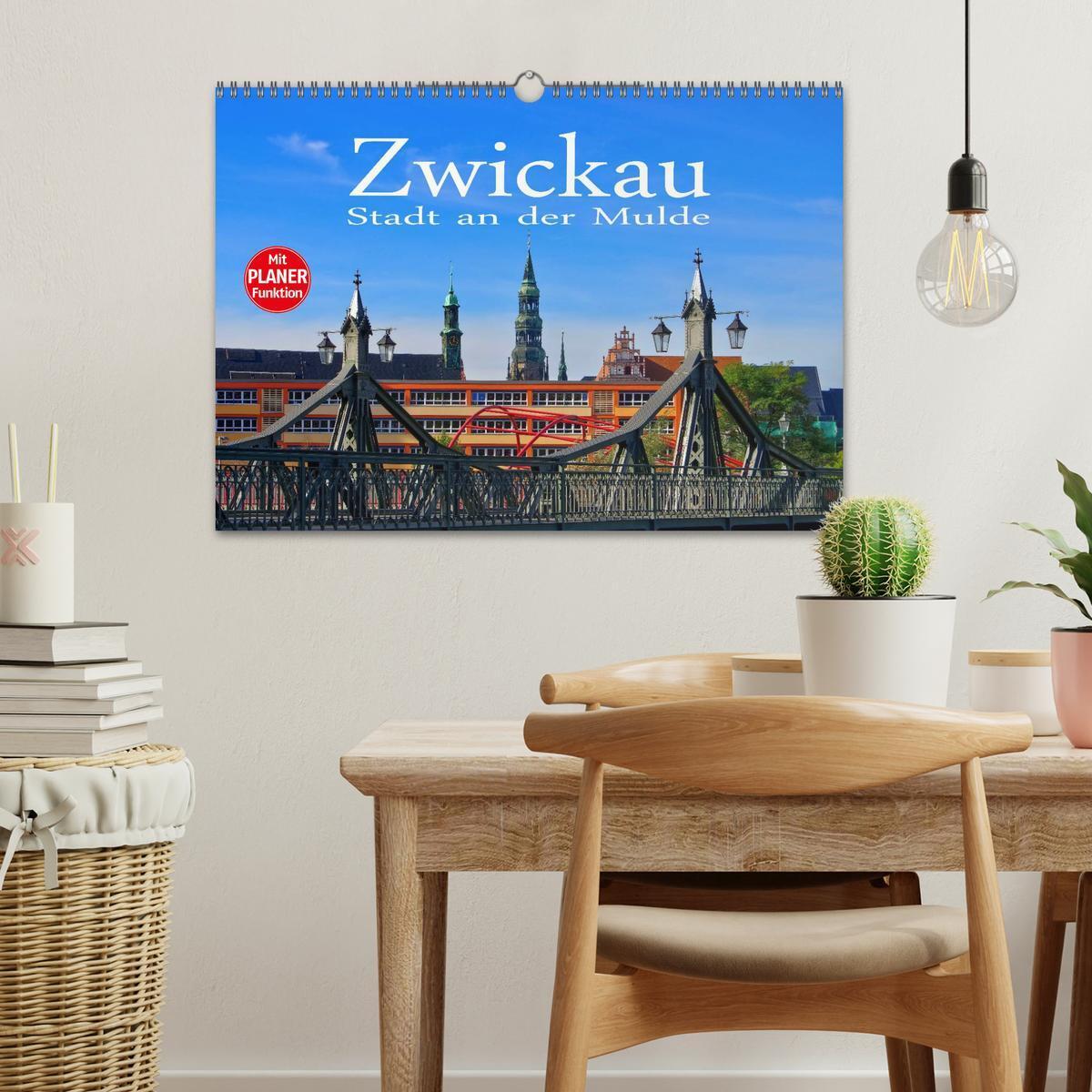 Bild: 9783435511235 | Zwickau - Stadt an der Mulde (Wandkalender 2025 DIN A3 quer),...