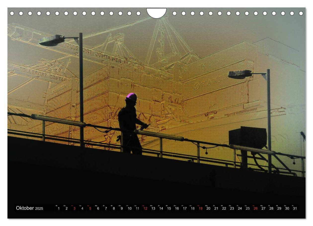 Bild: 9783435701742 | Photo-Art / Hamburg Hafen (Wandkalender 2025 DIN A4 quer), CALVENDO...