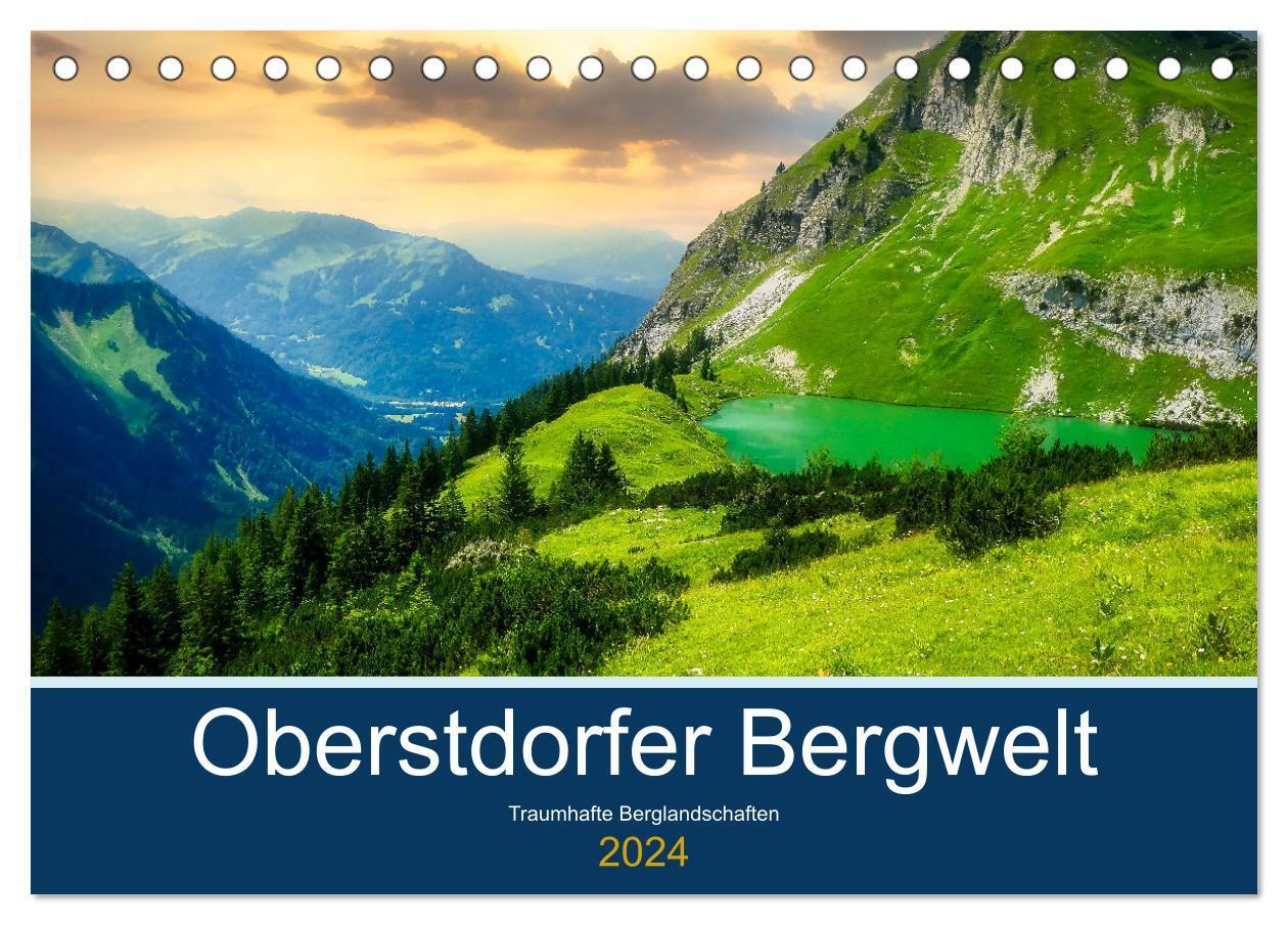 Cover: 9783675545106 | Oberstdorfer Bergwelt (Tischkalender 2024 DIN A5 quer), CALVENDO...