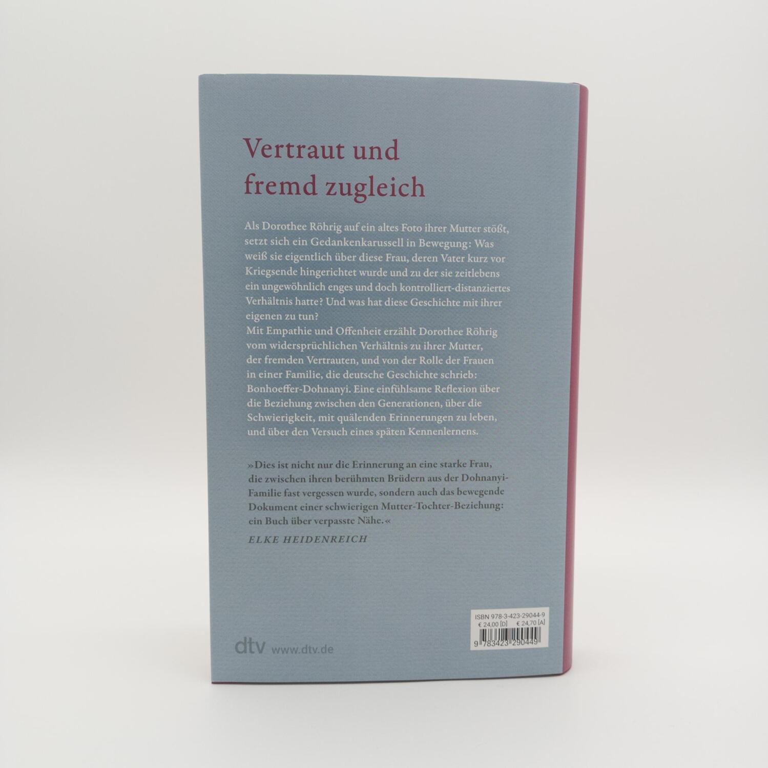 Bild: 9783423290449 | 'Du wirst noch an mich denken' | Dorothee Röhrig | Buch | 256 S.