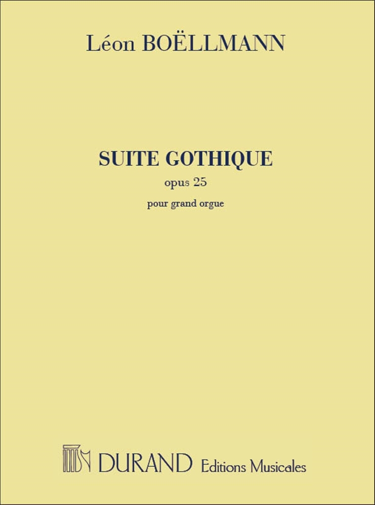 Cover: 9790044027446 | Suite Gothique Orgue Opus 25 | Editions Durand | EAN 9790044027446