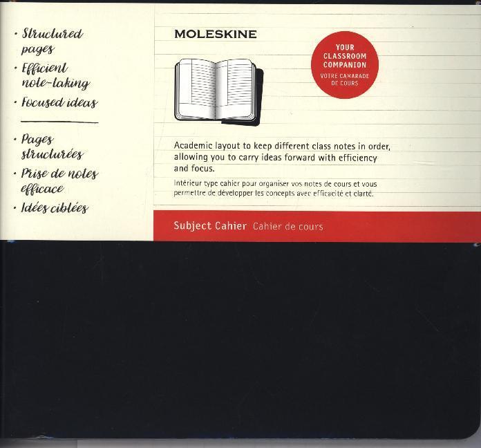 Cover: 8053853602510 | Moleskine Cahier Studien - Notizheft XXL, 2er Set, Liniert,...