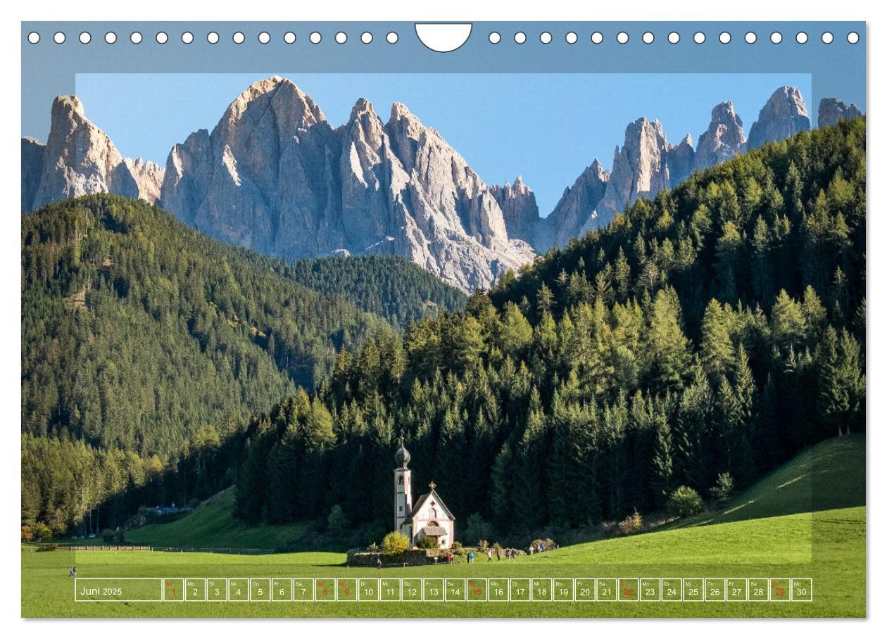 Bild: 9783435228768 | Bergerlebnis Dolomiten (Wandkalender 2025 DIN A4 quer), CALVENDO...