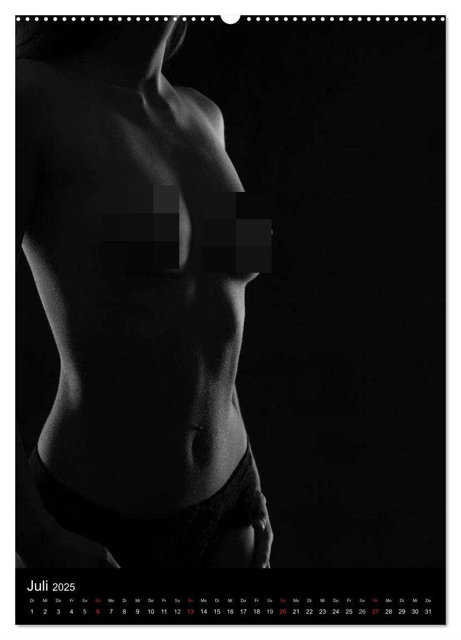 Bild: 9783457080450 | Erotische Silhouetten / CH-Version (Wandkalender 2025 DIN A2 hoch),...