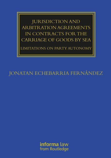 Cover: 9780367674809 | Jurisdiction and Arbitration Agreements in Contracts for the...