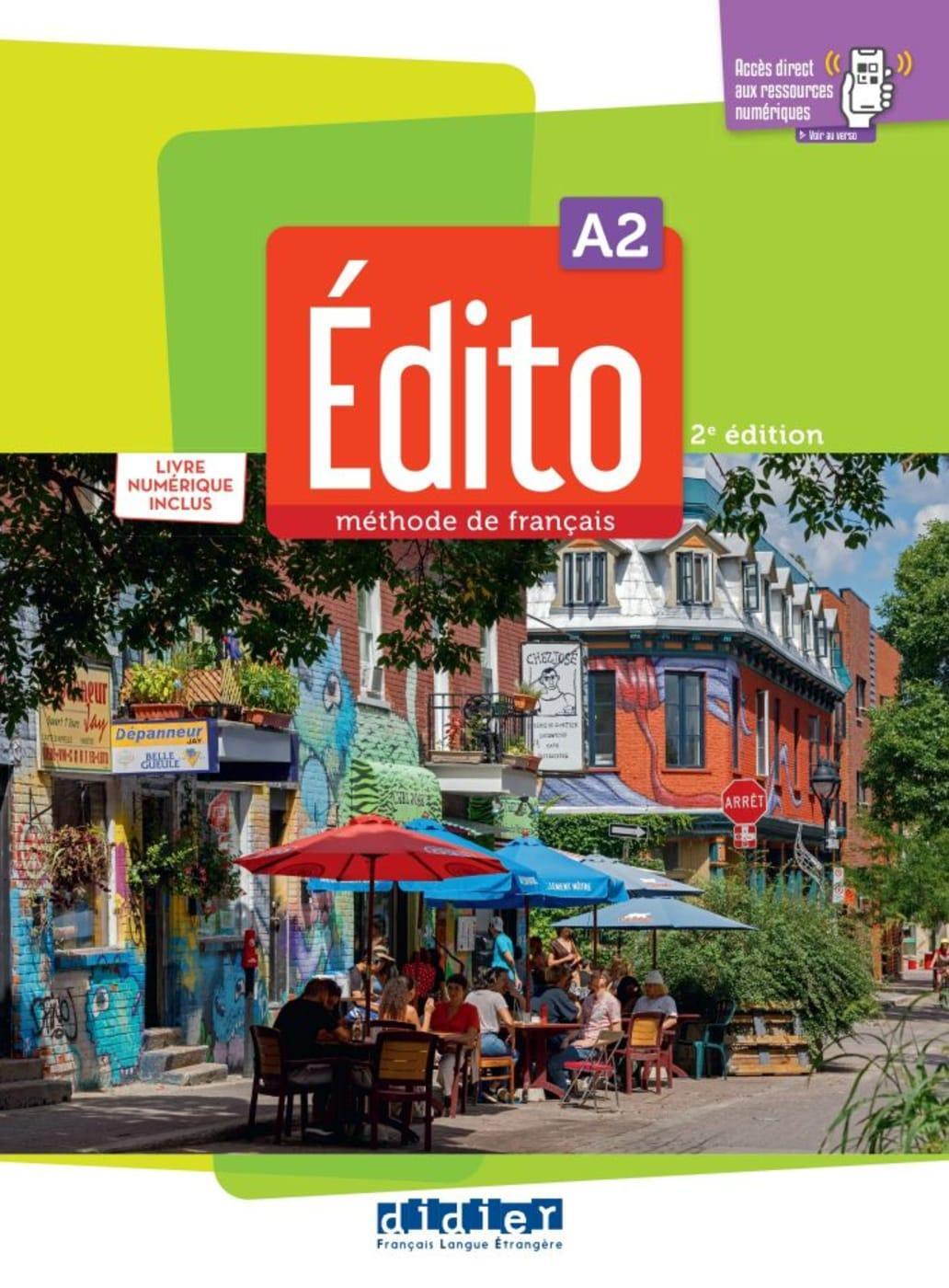 Cover: 9783125297470 | Édito A2, 2e édition | Livre de l'élève + code numérique | Taschenbuch