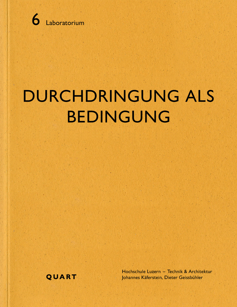 Cover: 9783037612354 | Durchdringung als Bedingung | Dieter Geissbühler | Taschenbuch | 2020