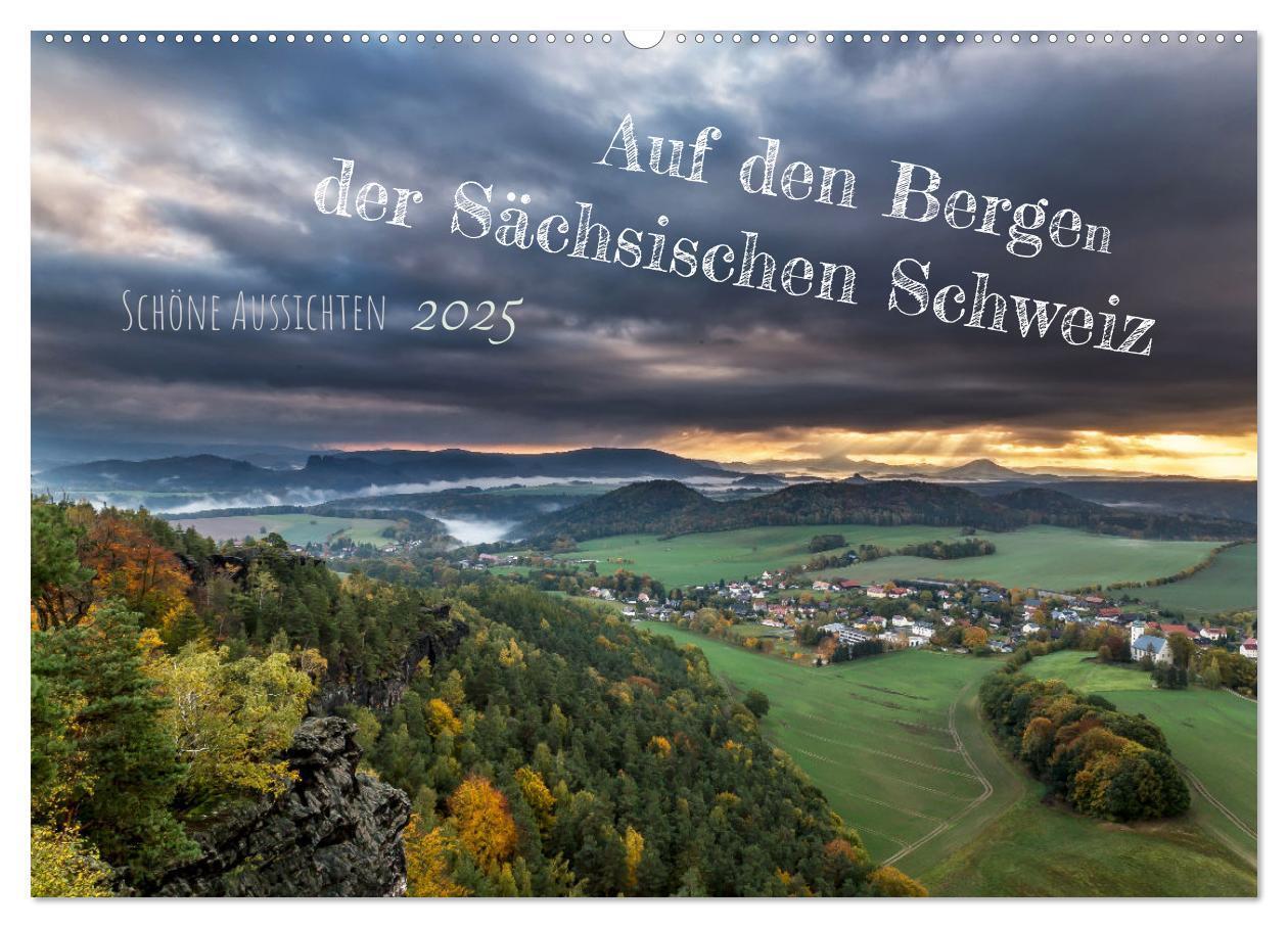 Cover: 9783383939969 | Auf den Bergen der Sächsischen Schweiz (Wandkalender 2025 DIN A2...