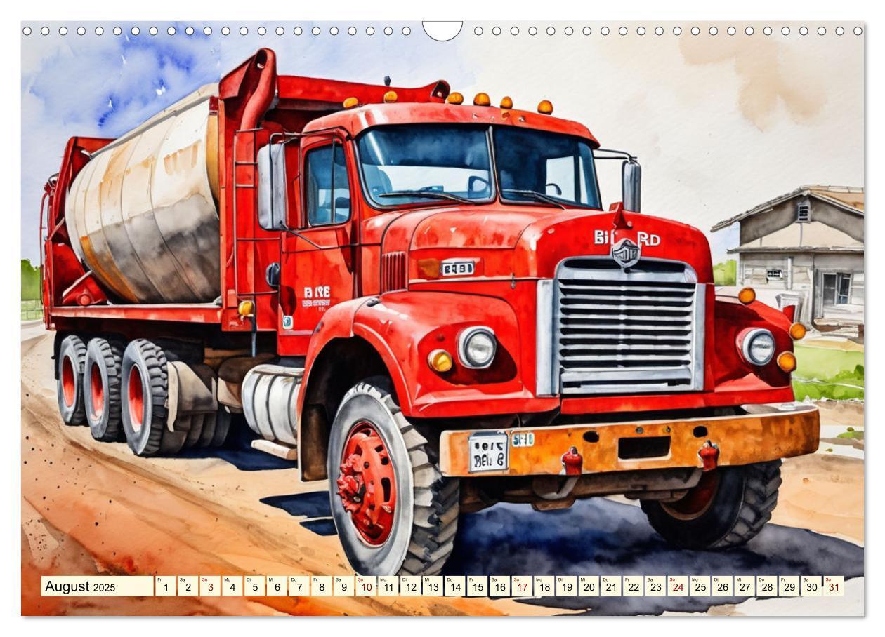 Bild: 9783457151211 | Nostalgische Trucks (Wandkalender 2025 DIN A3 quer), CALVENDO...