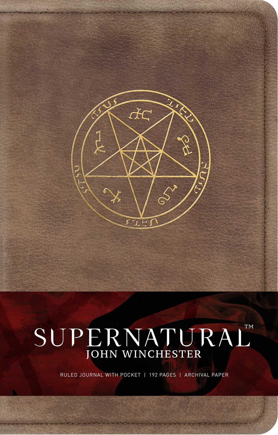 Cover: 9781683830740 | Supernatural: John Winchester Hardcover Ruled Journal | Editions